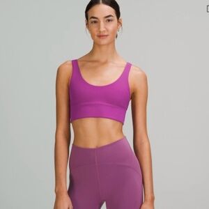 EUC Lululemon Align Reversible Bra Size 4 Purple A/C cup